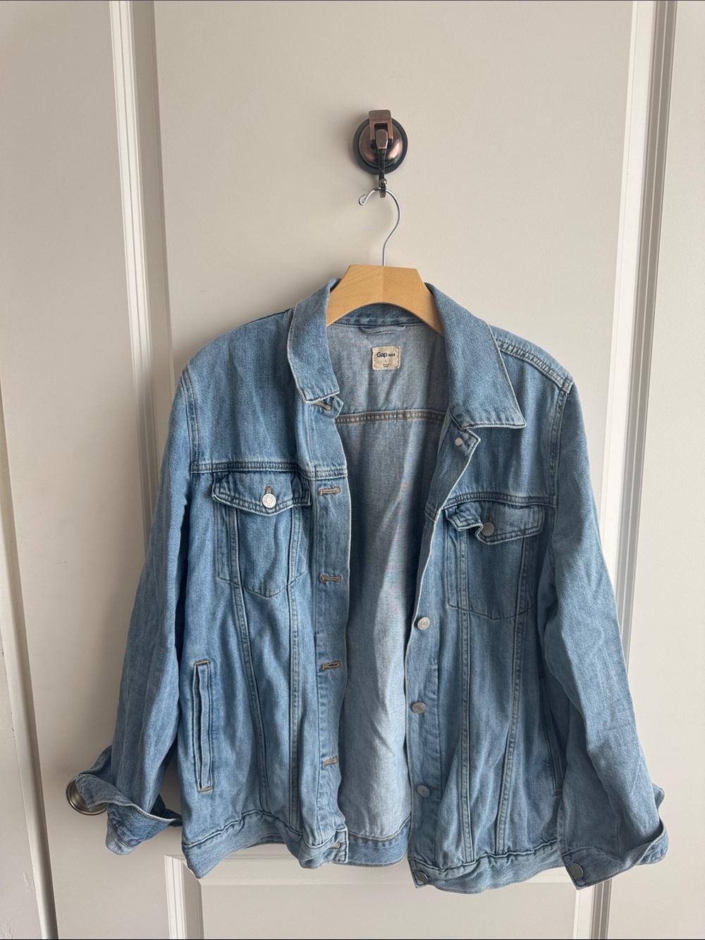 GAP Washed Light Blue Denim Jacket